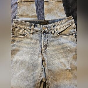 Silver Jeans Women's Distressed Skinny Jeans